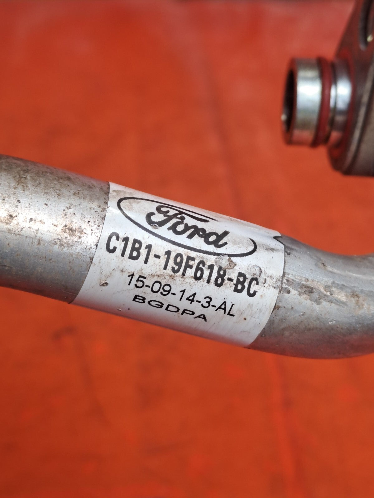 ✅2014 FORD B-MAX TITANIUM 1.0P AC AIR CON CONDITIONING PIPE C1B1-19F618-BC A285 - Image 7