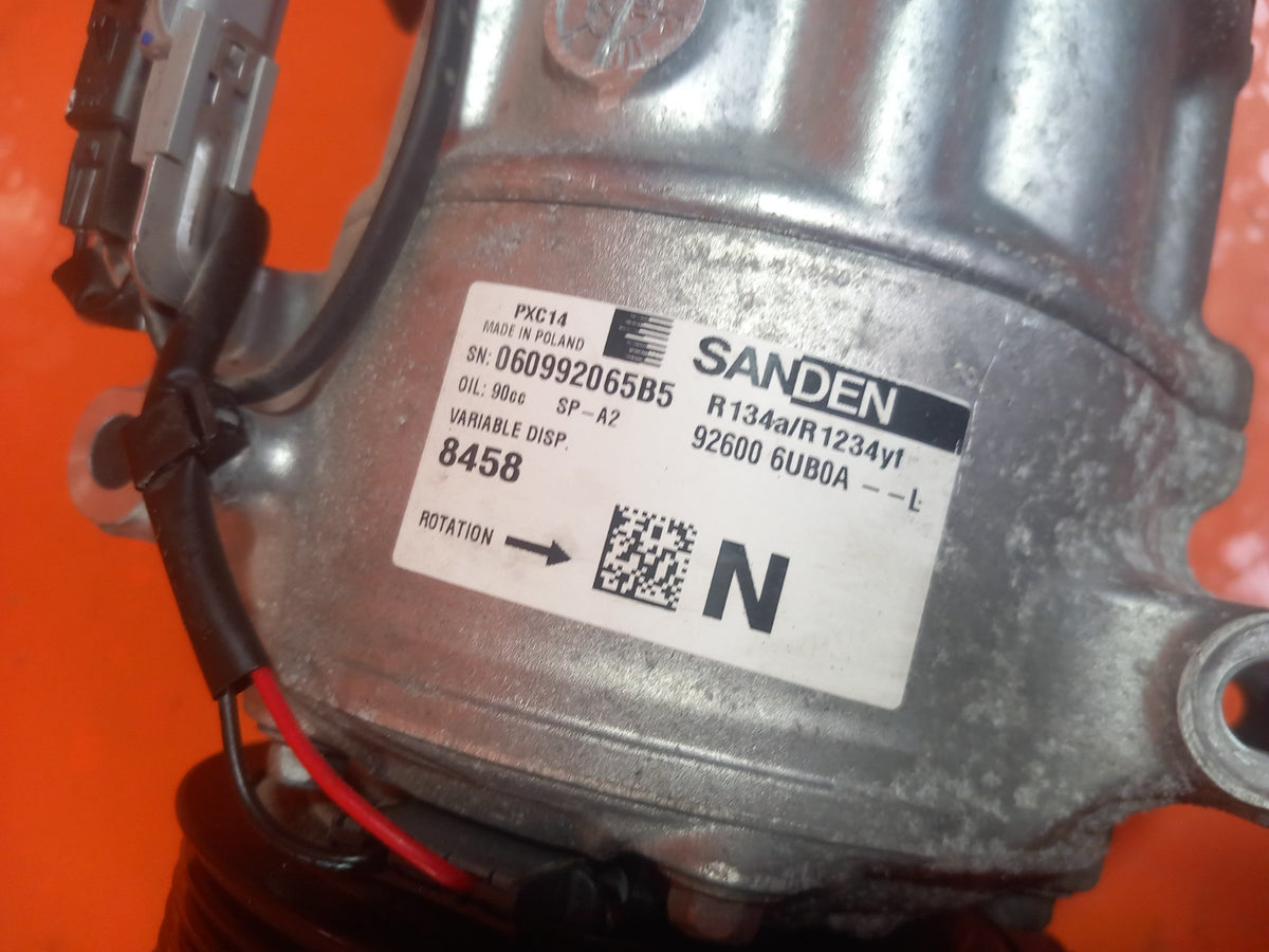 2025 Renault Kangoo MK3 AC Air Con Compressor Pump 926006UB0A Warranty A408 - Image 9