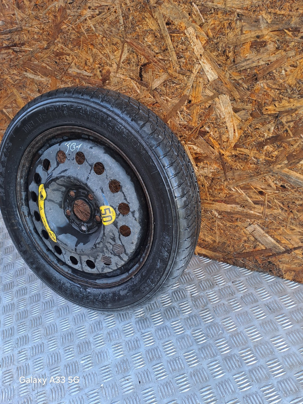 ✅2018 FORD GALAXY ZETEC SPACE SAVER SPARE WHEEL 155/70 R17 + WARRANTY A301 - Image 7