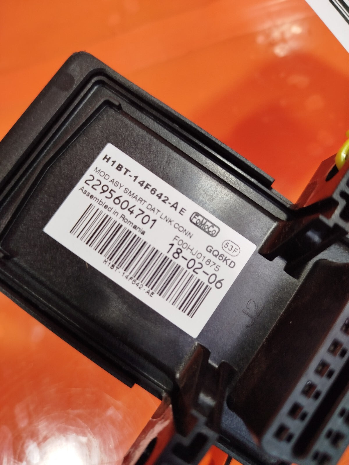 ✅FORD FIESTA MK8 VIGNALE 1.0 PETROL 2018 OBD PORT SMART LINK MODULE H1BT14F642AE - Image 3