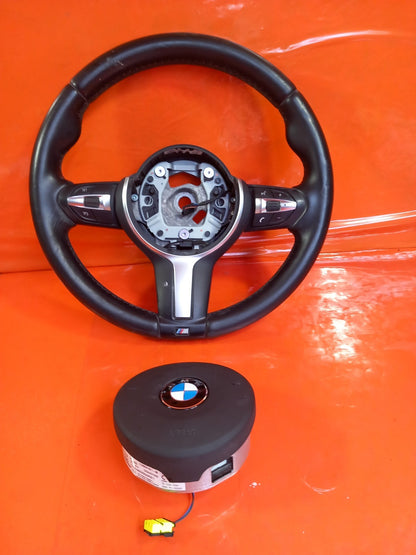 2013 BMW 3 Series F30 Xdrive M Sport Steering Wheel 5A66F66 Warranty A395 - Image 5