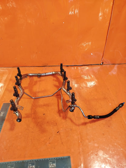 ✅2005 RANGE ROVER VOGUE L322 4.4P FUEL INJECTOR RAIL 1437443 + WARRANTY A274 - Image 3