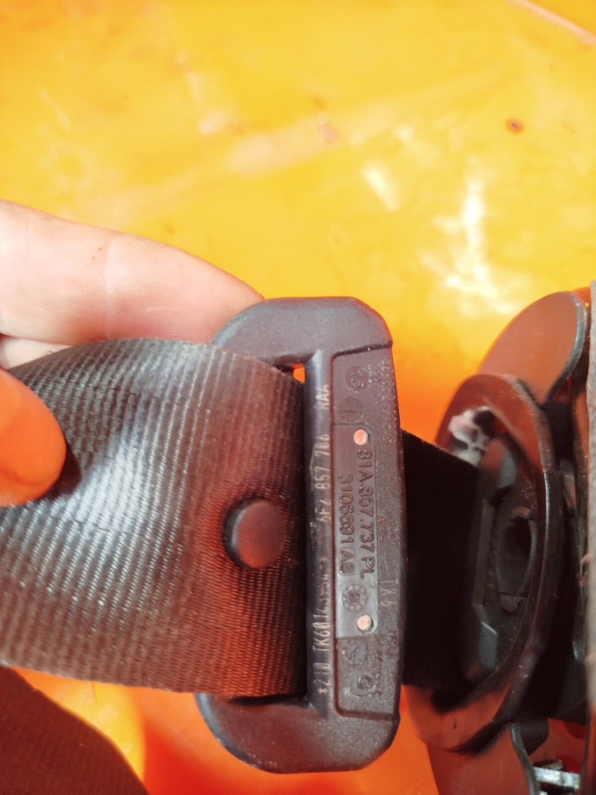 ✅SEAT ARONA FR 1.0 PETROL 2019 REAR RIGHT SEAT BELT 81A857737PL Warranty A217 - Image 11
