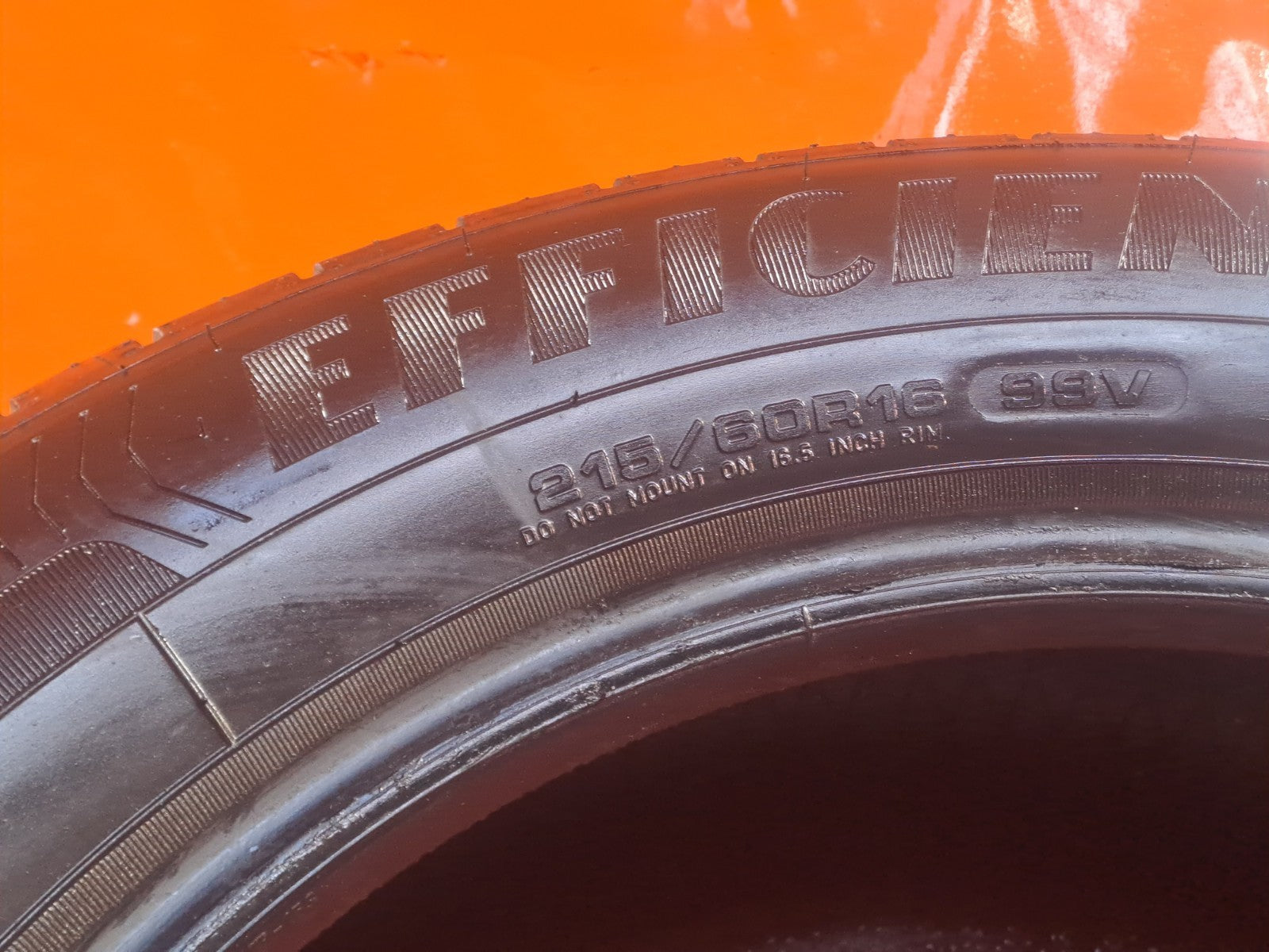 ✅GOODYEAR EFFICIENT GRIP 215/60 R16 TYRE 4.38 mm Warranty xAA - Image 7