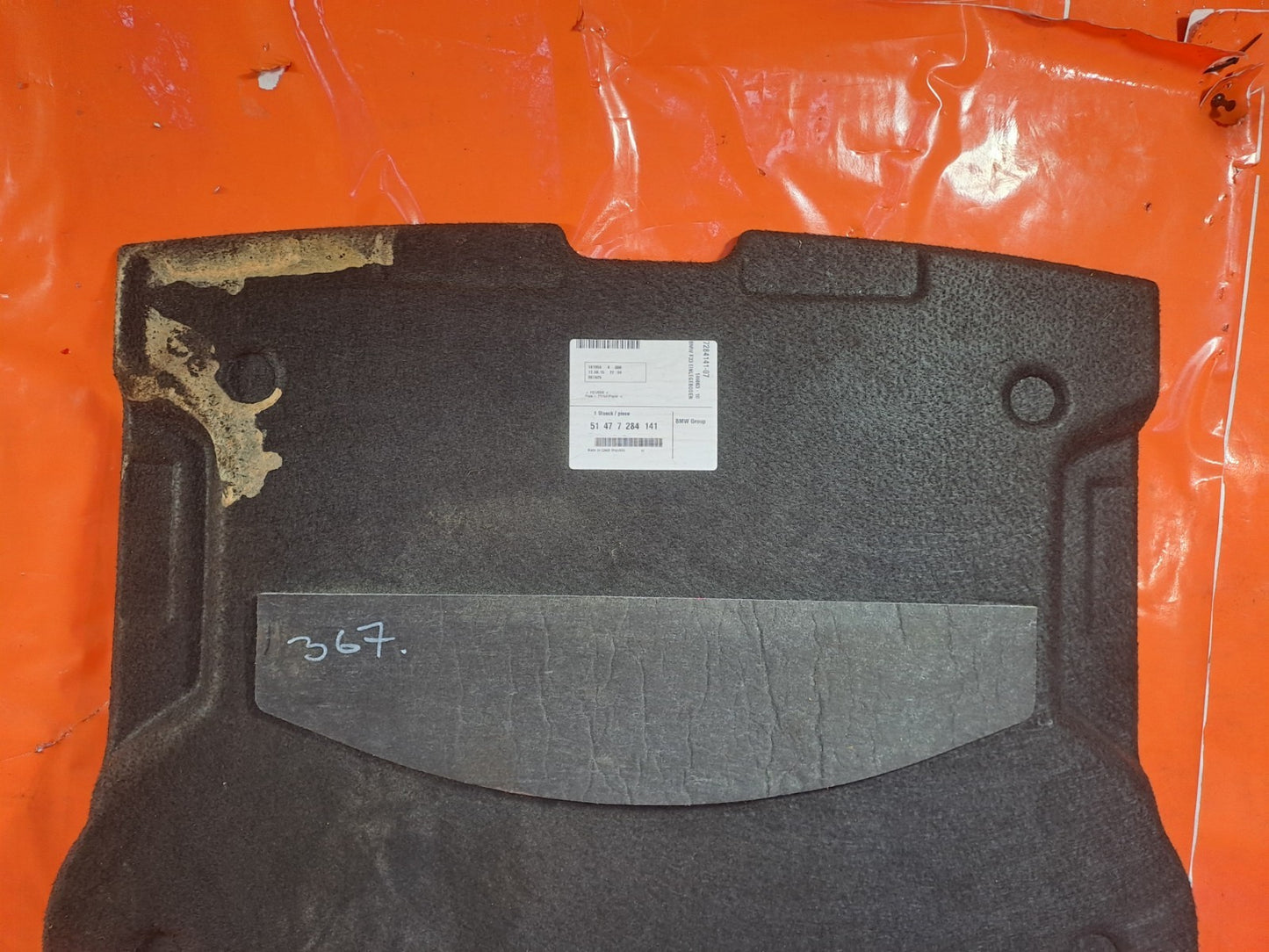 ✅2015 BMW 4 Series F33 M Sport Boot Floor Carpet Compartment 7284141 A367 - Image 10