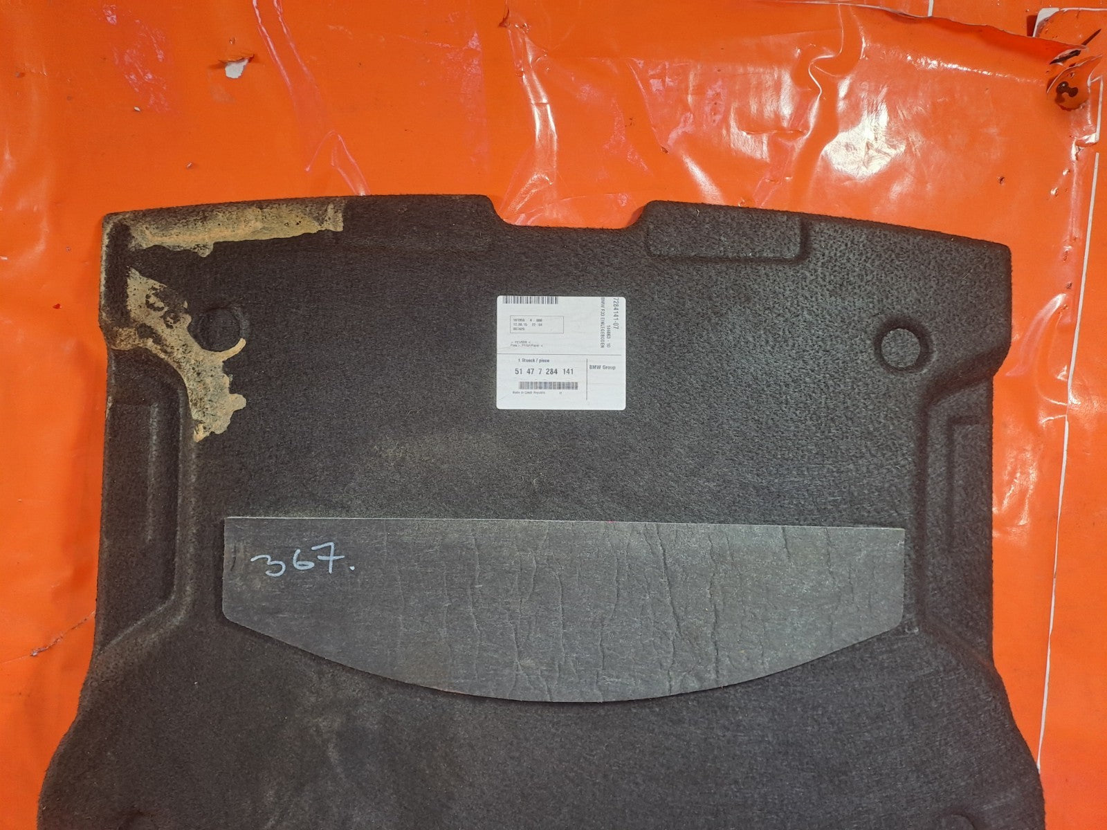 ✅2015 BMW 4 Series F33 M Sport Boot Floor Carpet Compartment 7284141 A367 - Image 10