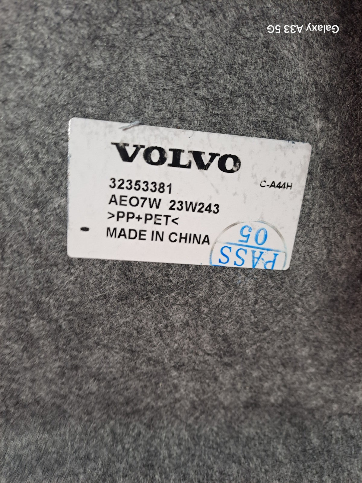 ✅POLESTAR 2 LONG RANGE 2023 TRUNK BOOT TRIM COVER 32353381 Warranty A312 - Image 11