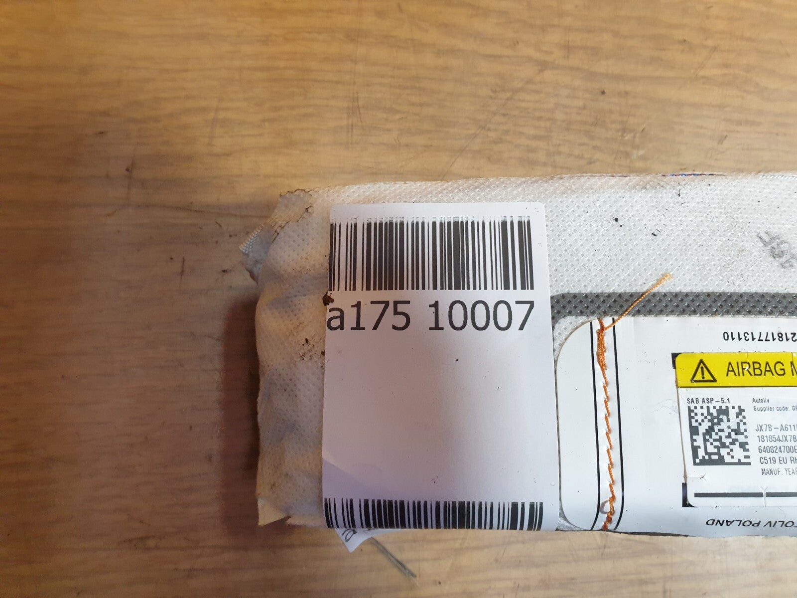 ✅2018 FORD FOCUS MK4 FRONT RIGHT SEAT ABAG JX7B-A611D10-AE + WARRANTY A175 - Image 4
