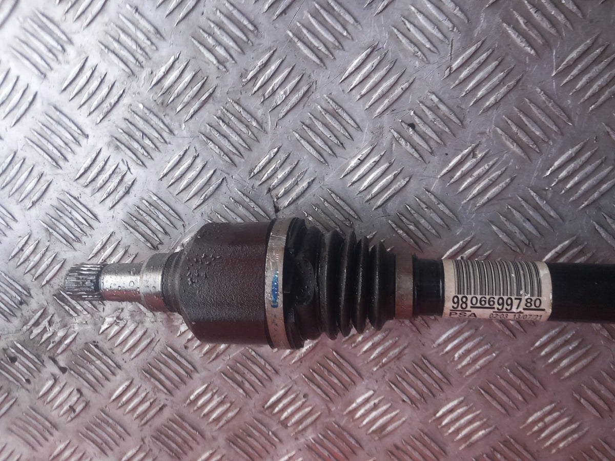 2021 Citroen Berlingo K9 Driveshaft Front Right 9806699780 Warranty A415 - Image 7