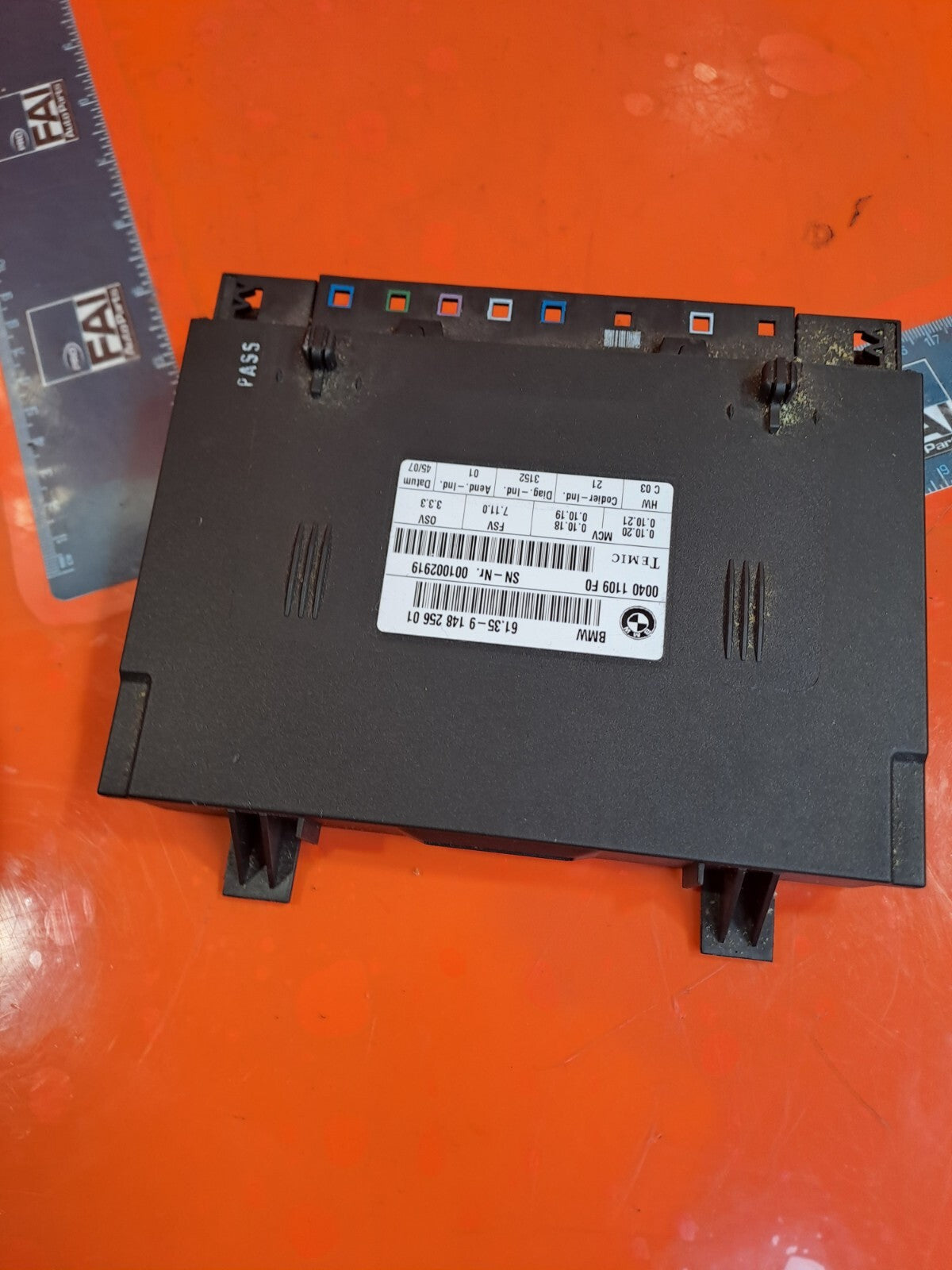 ✅2008 BMW 7 SERIES E66 SEAT CONTROL MODULE 9148256 + WARRANTY - Image 9