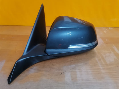✅2013 BMW 1 SERIES F20 2.0D LEFT PASSENGER SIDE WING MIRROR GREY B39 + WARRANTY - Image 1