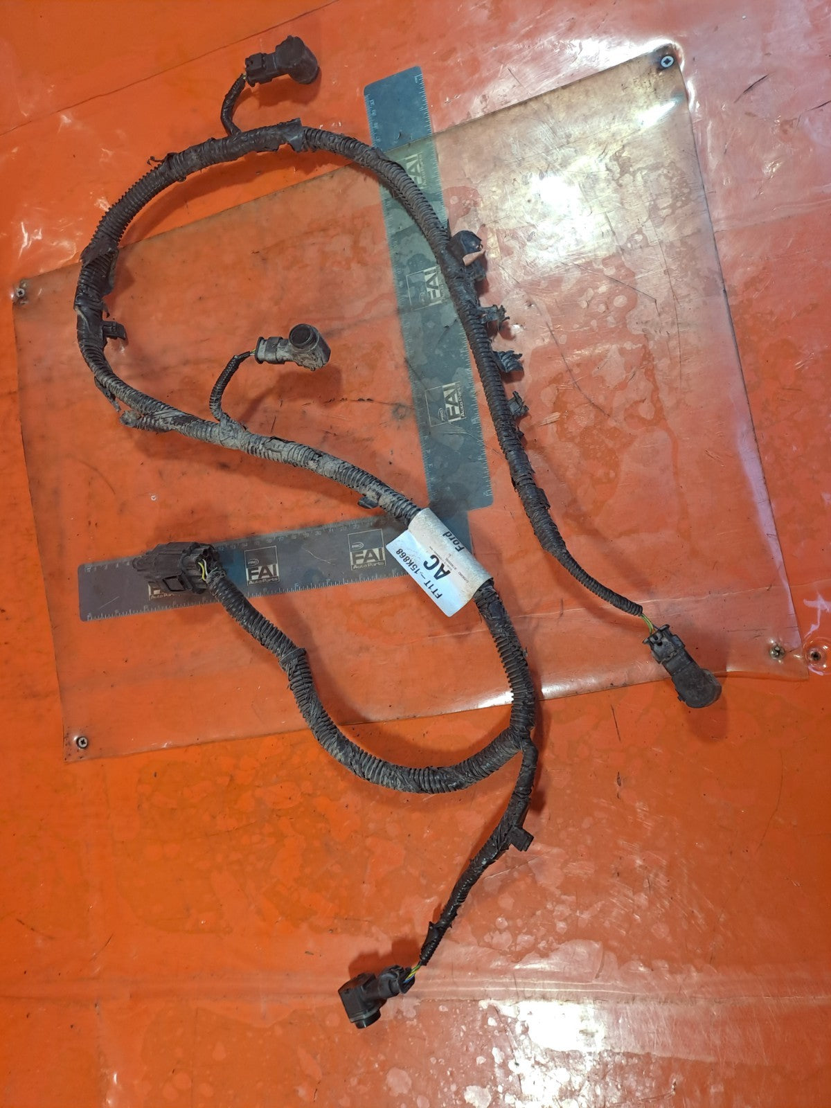 ✅2015 FORD TRANSIT CONNECT V408 REAR WIRING LOOM AND SENSORS FT1T-15K868-AC A355 - Image 5