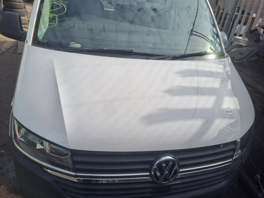 2021 VW Transporter T30 Front Bonnet Hood White B9A Warranty A412 - Image 1