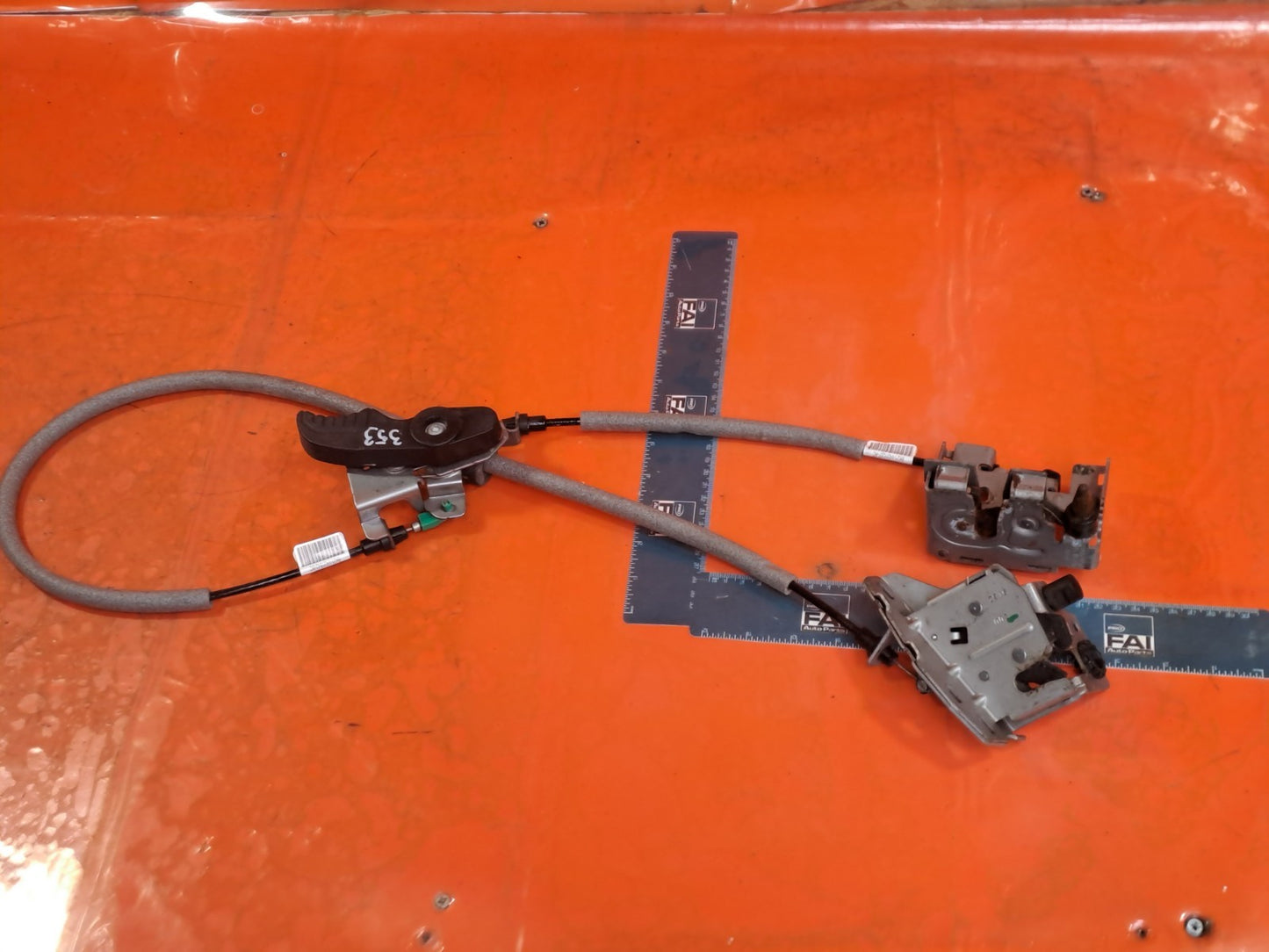 ✅FORD TRANSIT CUSTOM 2.0 DIESEL 2022 REAR LEFT DOOR LOCK BK21V43287AG A353 - Image 3