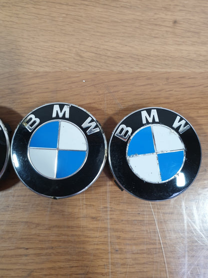 2006 BMW 7 SERIES E66 4.8P ALLOY WHEEL CENTER HUB CAP SET 6850834 +WARRANTY A208 - Image 3