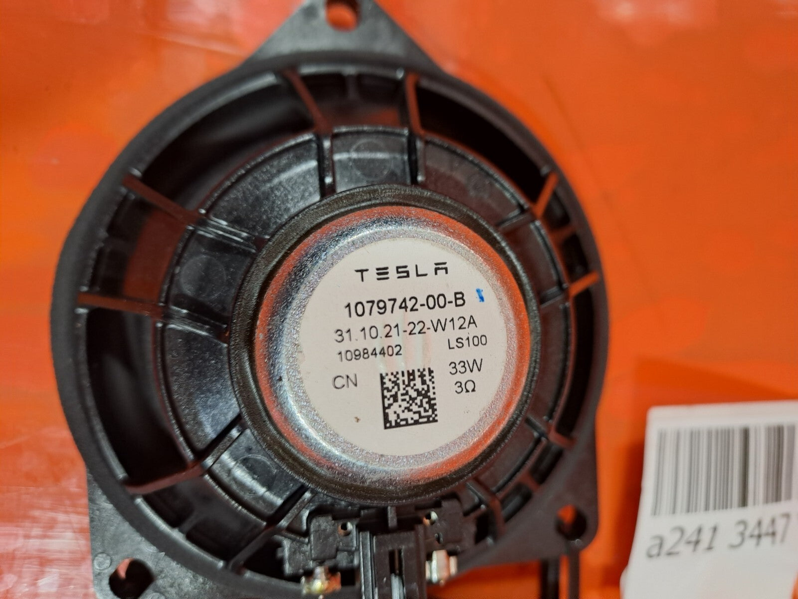 ✅2018-2025 TESLA MODEL 3 DASHBOARD SPEAKERS PAIR 1079742-00-B + WARRANTY A241 - Image 5
