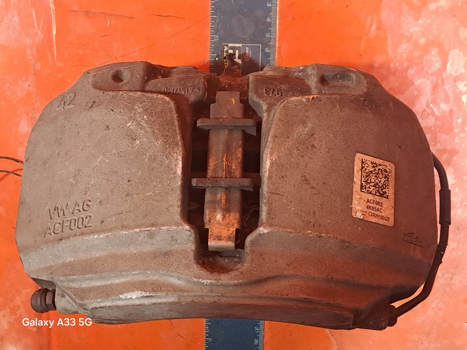 ✅AUDI A6 S LINE 2.0 DIESEL 2019 FRONT LEFT BRAKE CALIPER 4K05AC Warranty A040 - Image 5