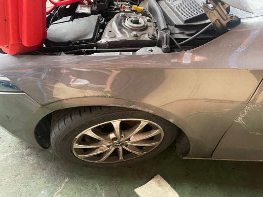 ✅MERCEDES A180D SPORT W177 1.5 DIESEL 2018 FRONT LEFT WING PANEL GREY Scratches - Image 1