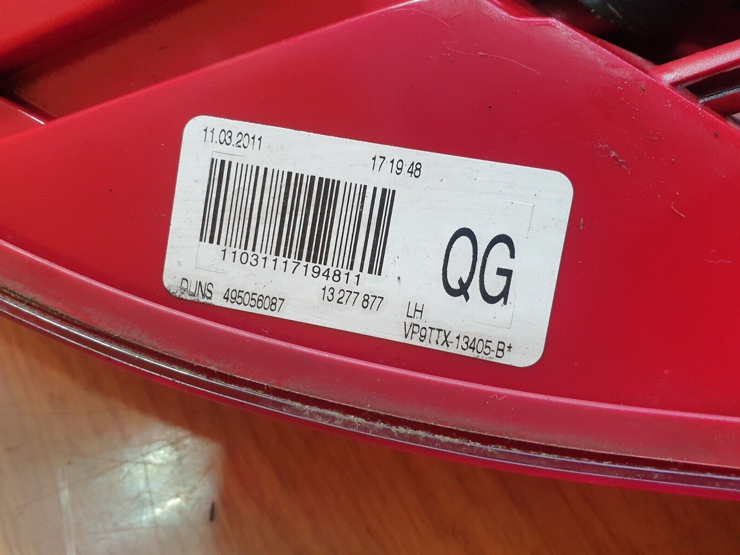 ✅2011 VAUXHALL INSIGNIA 2.0D REAR LEFT PASSENGER TAIL LIGHT 13277877 A104 - Image 12