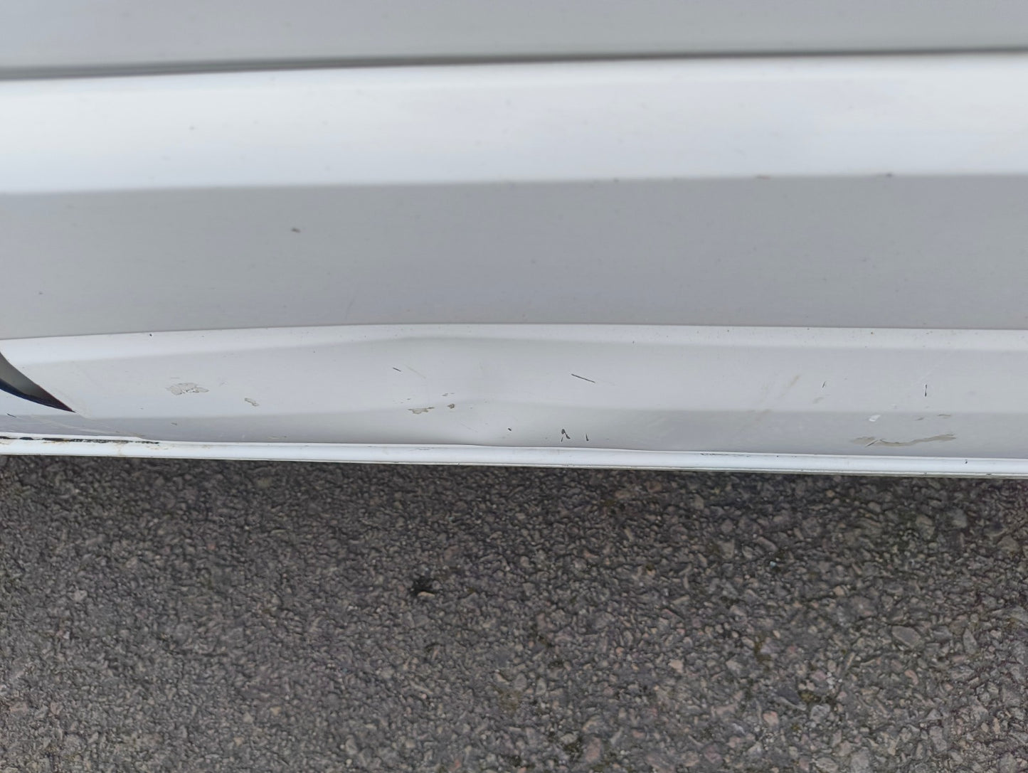 ✅Ford Tourneo Custom 2.2 Diesel 2015 Left Side Sliding Door Bare White Dent A377 - Image 3