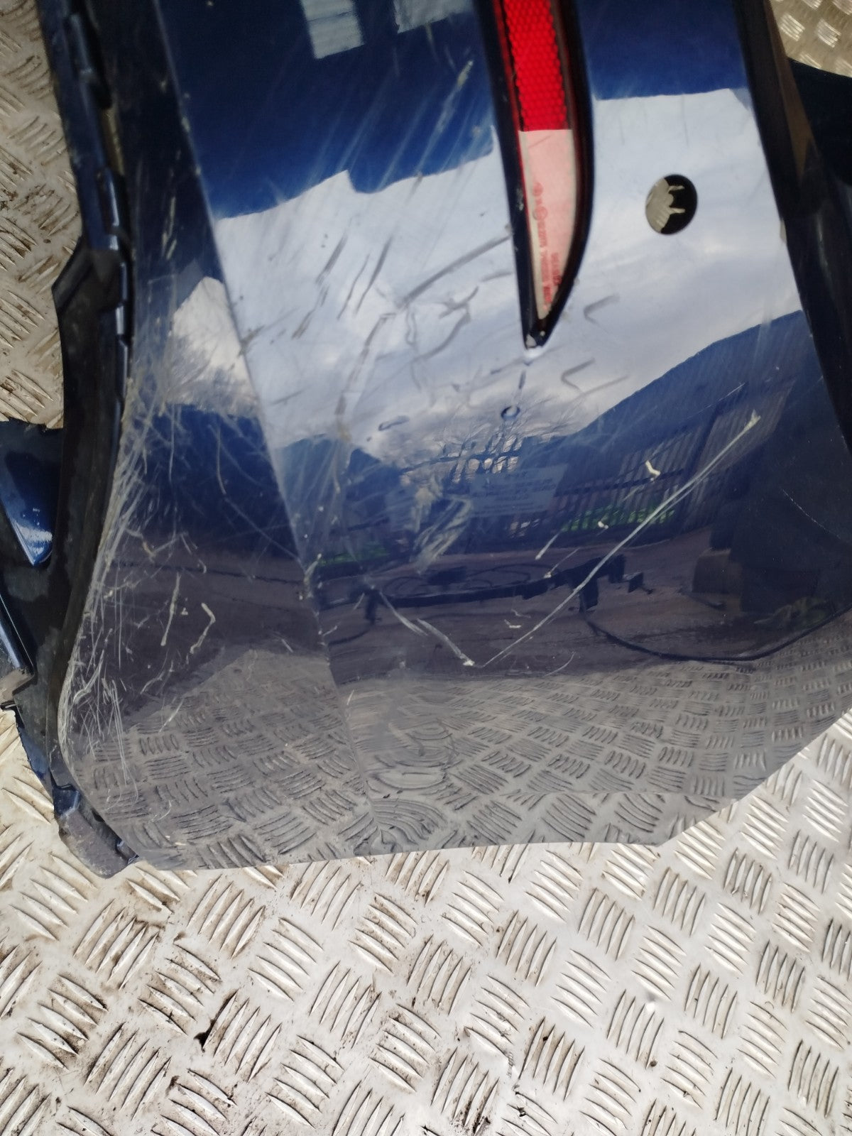 ✅VW GOLF R-LINE MK8 1.5 PETROL 2021 REAR BUMPER BLUE 5H6807417T Scratches A349 - Image 7