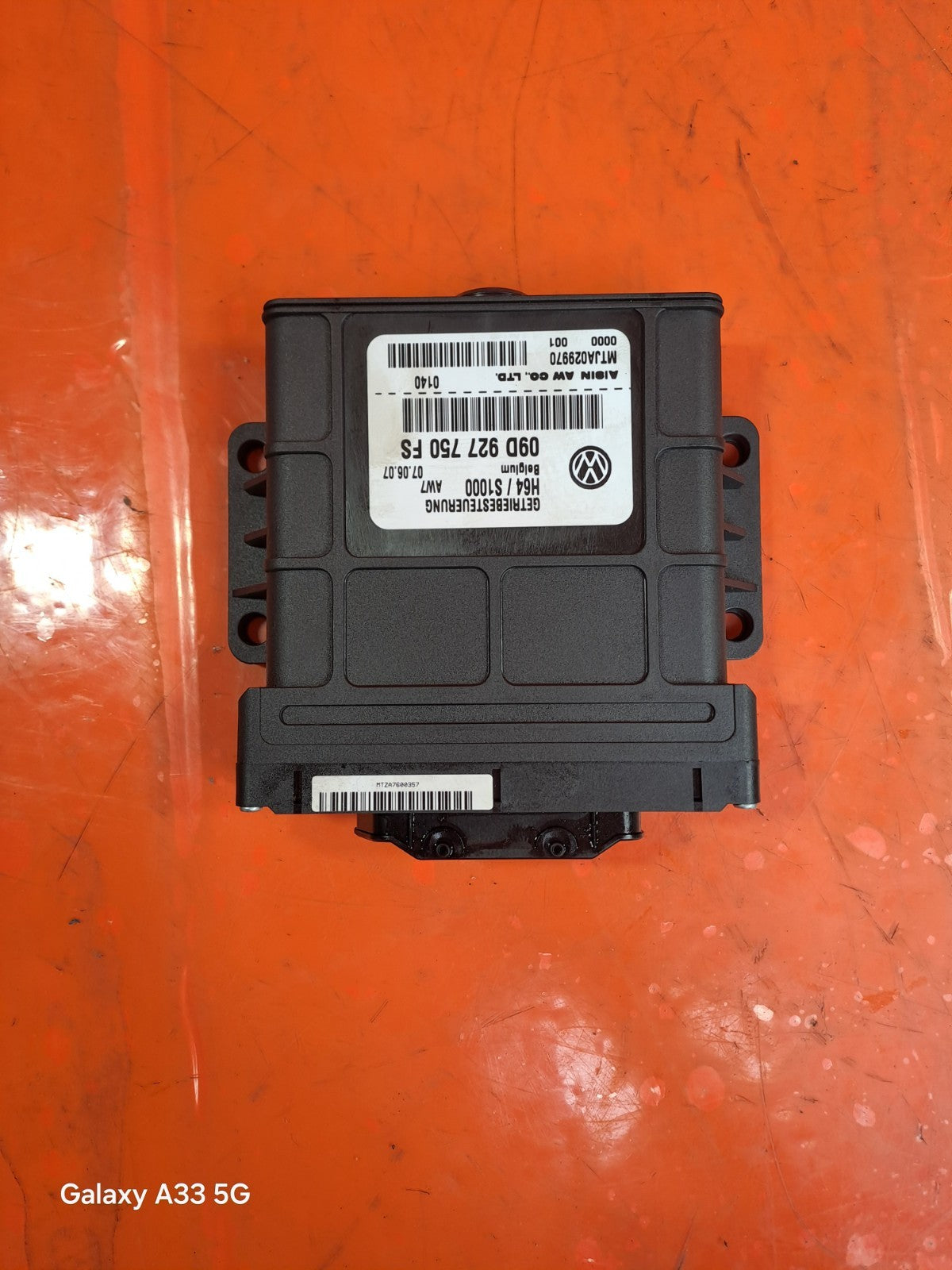 ✅2007 AUDI Q7 4L 3.0D AUTOMATIC GEARBOX CONTROL MODULE 09D927750FS + WARRANTY - Image 6