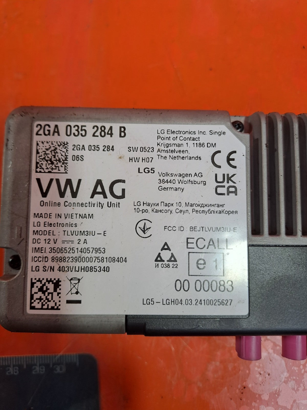 ✅SKODA KAMIQ Se 1.5 PETROL 2024 ONLINE SERVICES CONTROL MODULE ECU 2GA035284B - Image 3