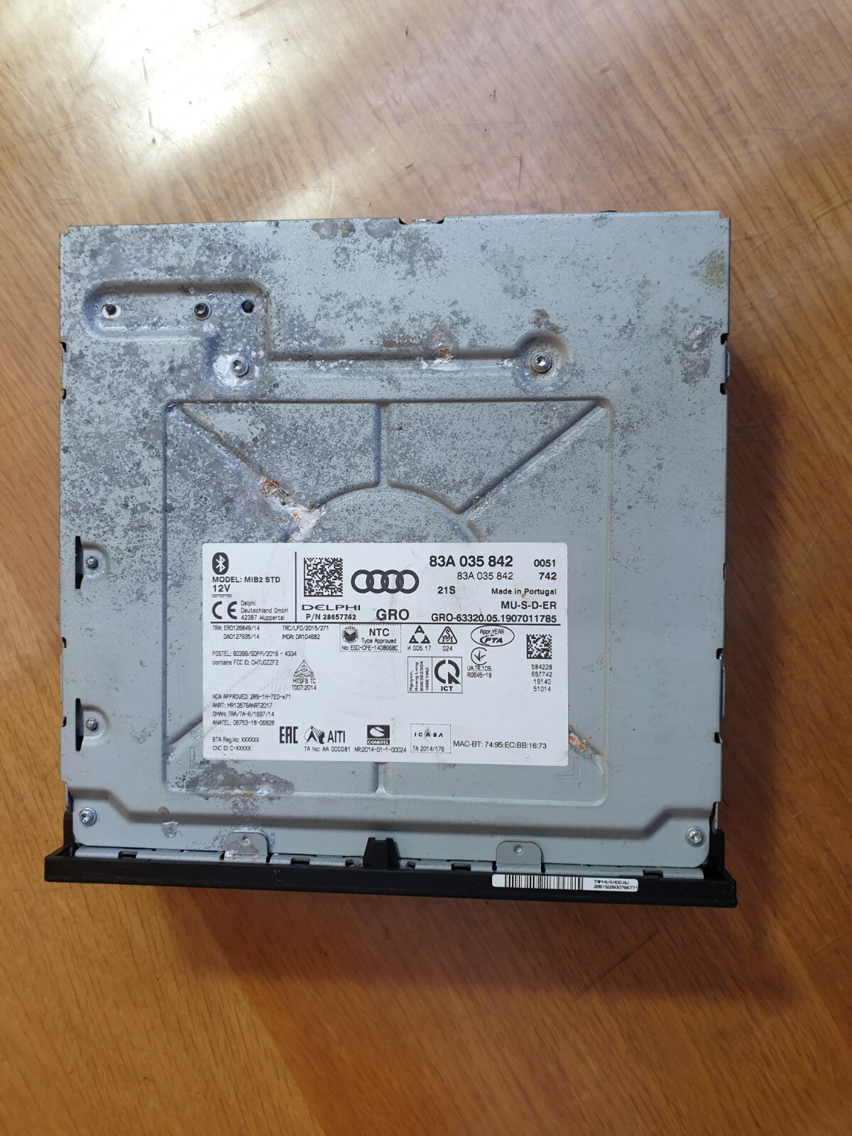 ✅AUDI A1 SPORTBACK 1.0 PETROL 2019 MULTIMEDIA SAT NAV HEAD UNIT 83A035842 A130 - Image 8