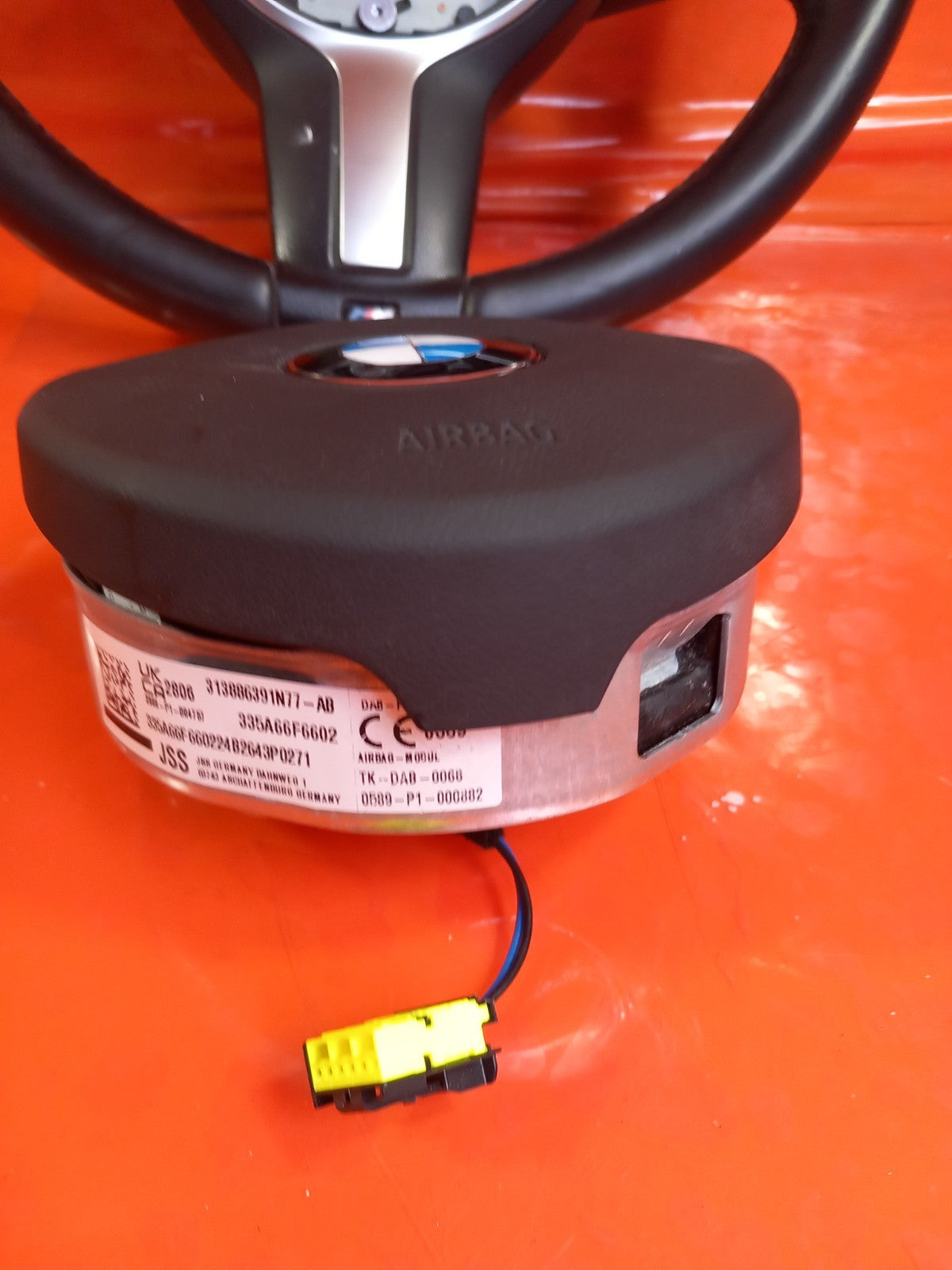 2013 BMW 3 Series F30 Xdrive M Sport Steering Wheel 5A66F66 Warranty A395 - Image 10