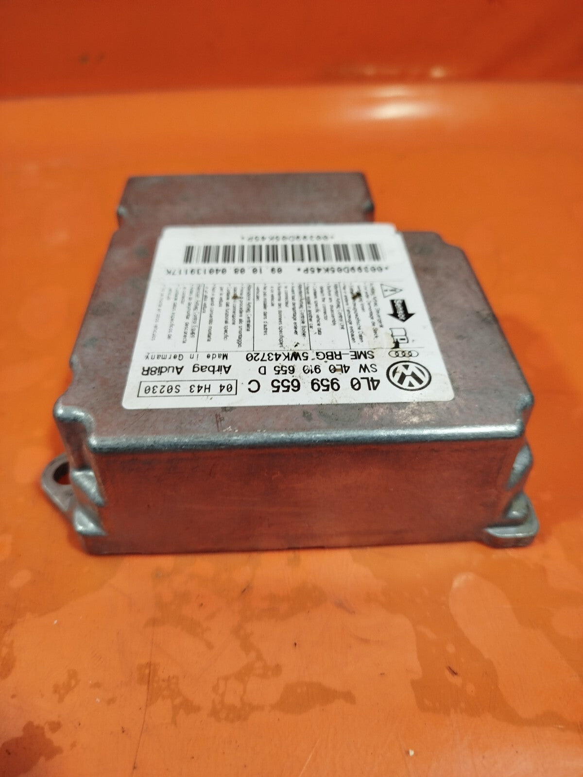 ✅AUDI Q7 S LINE QUATTRO 3.0 DIESEL 2009 AIRBAG CONTROL MODULE ECU 4L0959655C - Image 7