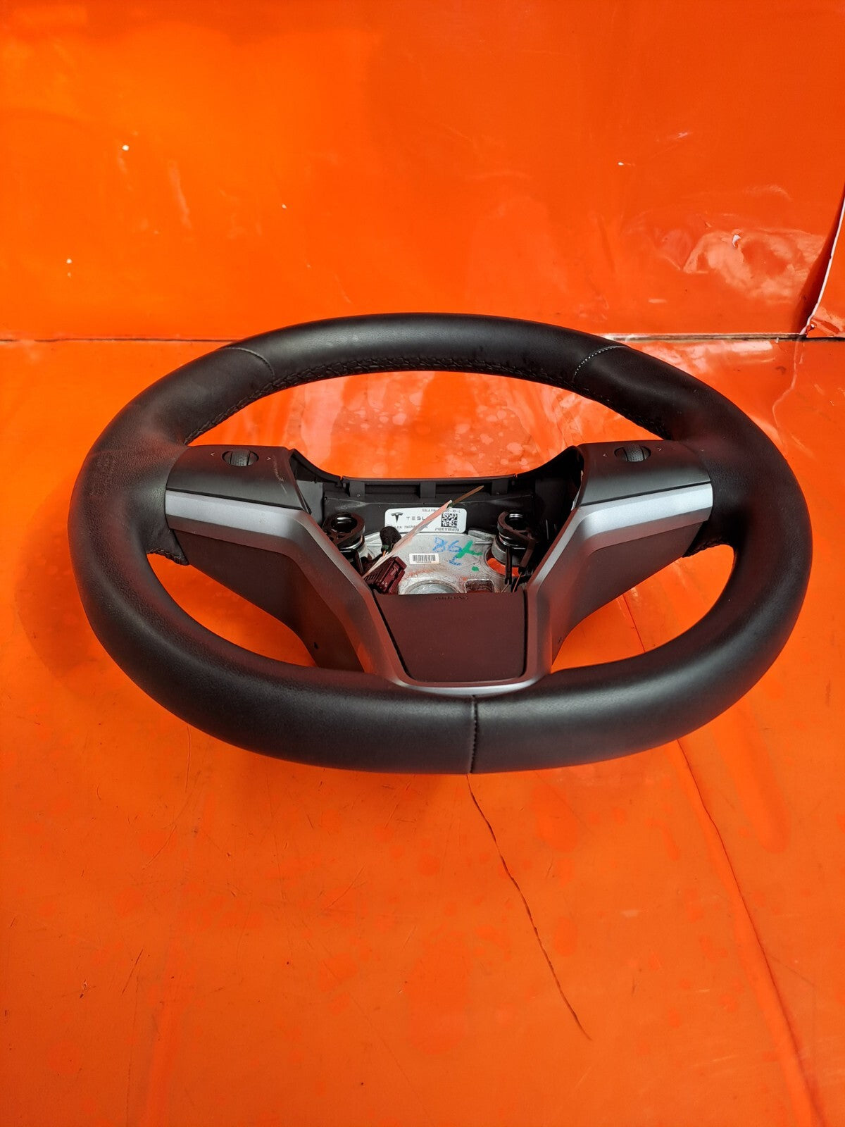 ✅Tesla Model 3 Long Range 2020 MULTIFUNCTION STEERING WHEEL 1095222-99-L A266 - Image 2