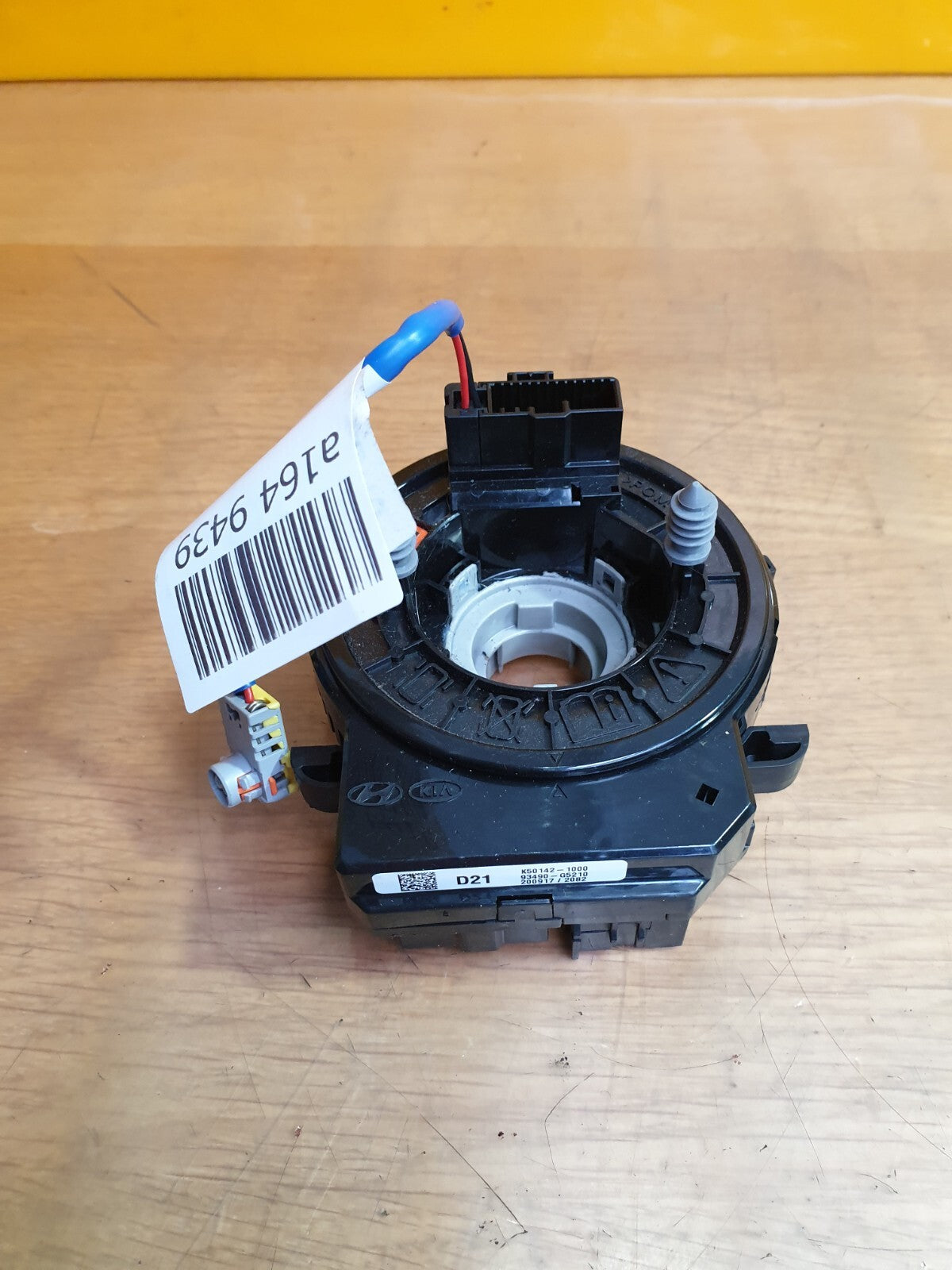 ✅2016 KIA NIRO 2 EV S-A STEERING WHEEL SLIP RING SQUIB 93490-G5210 + WARRANTY - Image 1