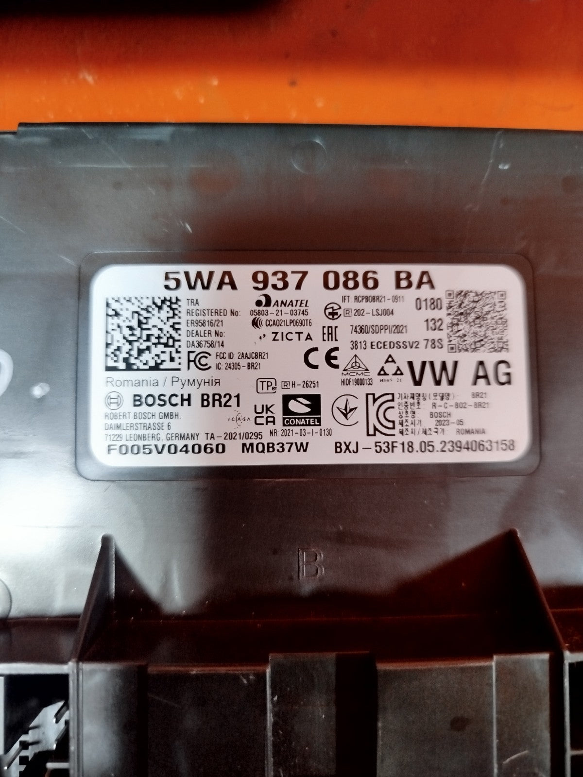 ✅2024 FORD TOURNEO CONNECT ECU KIT 05L907309AA 5WA937086BA 2KF920941A 2Q0905861B - Image 3