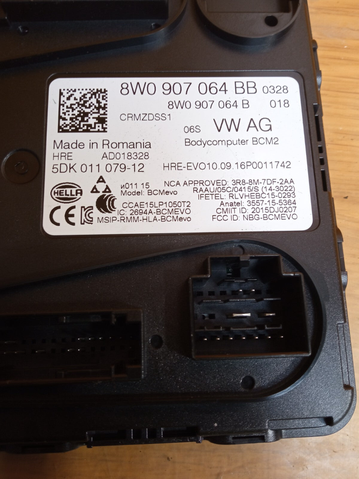 ✅Audi A5 F5 S-Line 2016 Body Control Module 8W0907064BB + Warranty A142 - Image 11