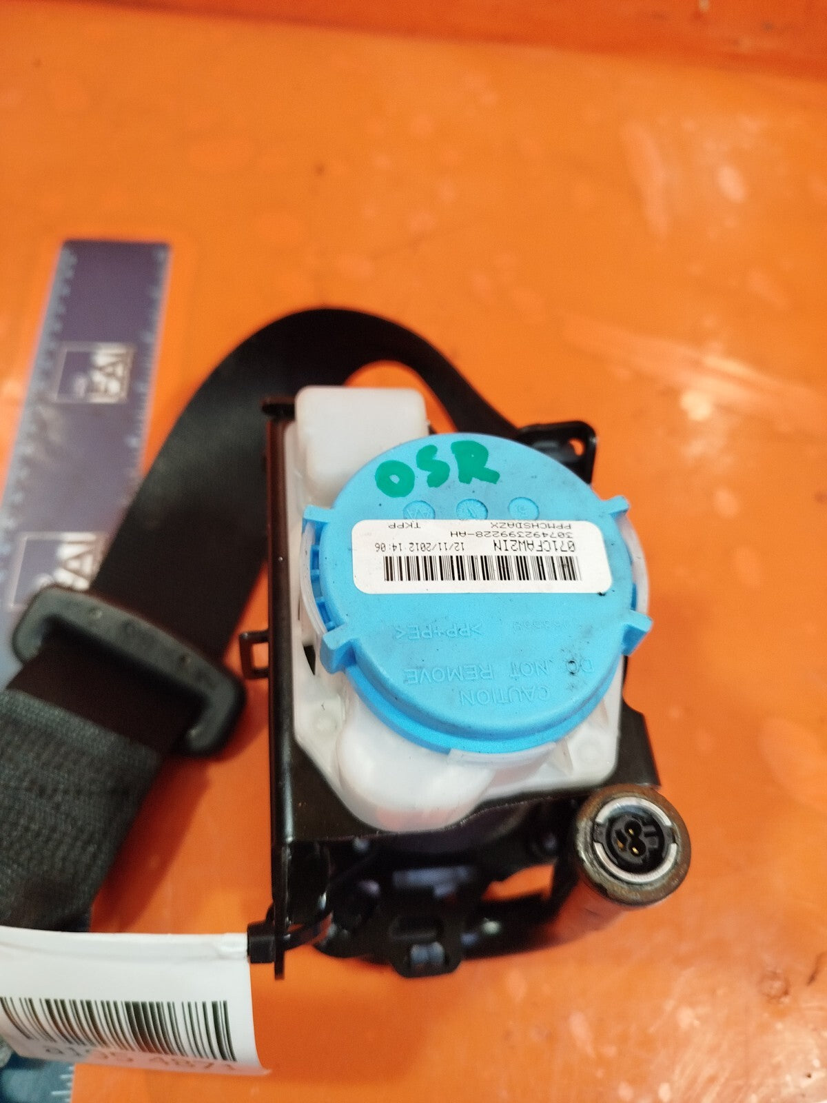 ✅MERCEDES W176 A180 AMG SPORT 1.5 DIESEL 2013 REAR RIGHT SEAT BELT 307492399228 - Image 5