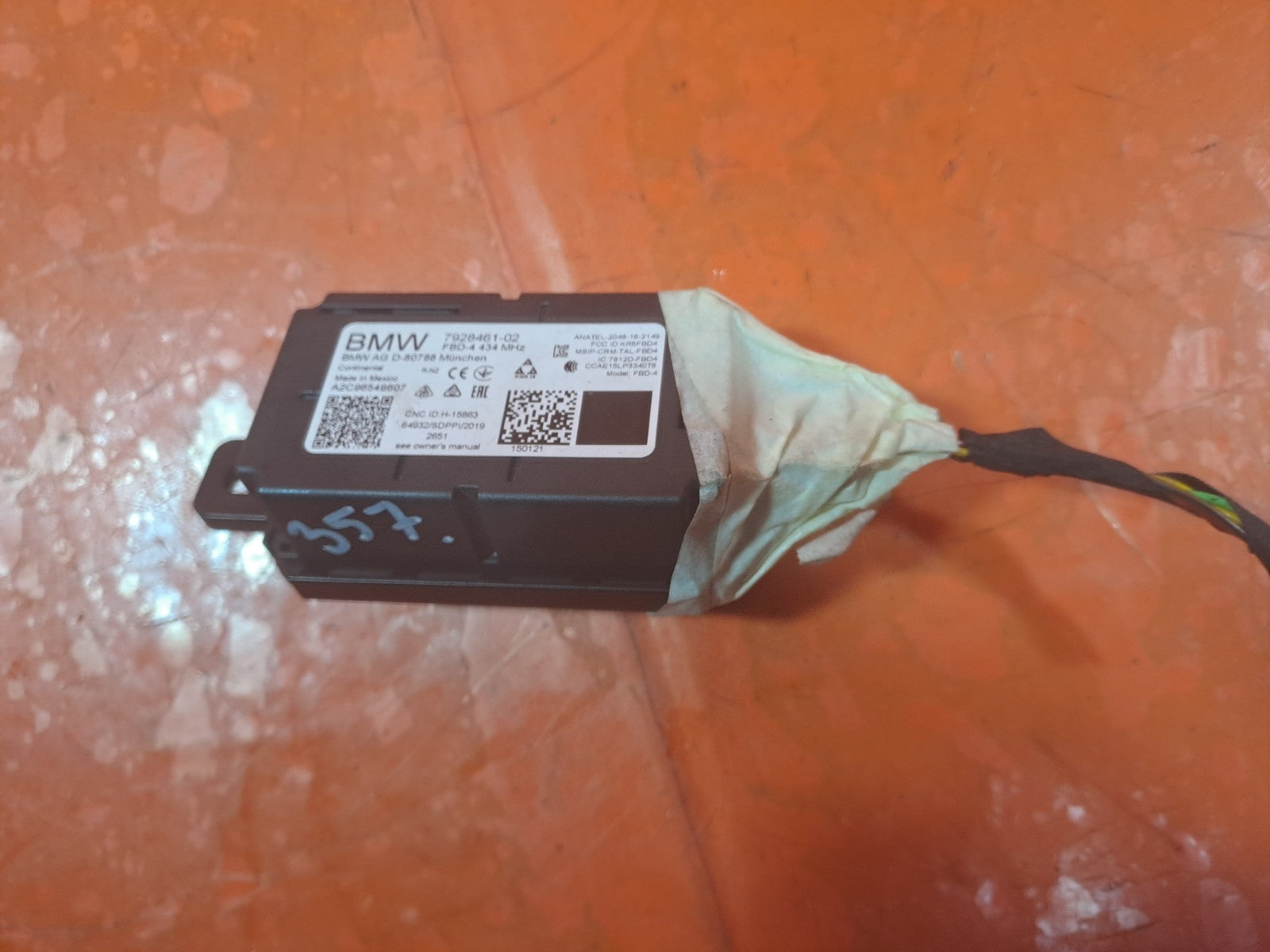 ✅BMW G20 320I M SPORT 2.0 PETROL 2021 RADIO REMOTE CONTROL MODULE 7928461 A357 - Image 1