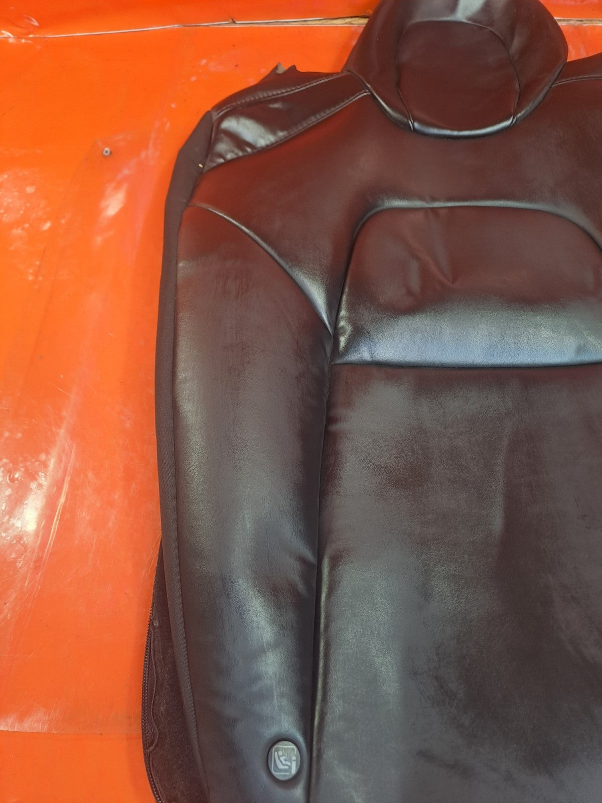 ✅TESLA MODEL 3 LONG RANGE 2020 FRONT SEAT UPPER LEATHER COVER CUSHION Warranty - Image 4