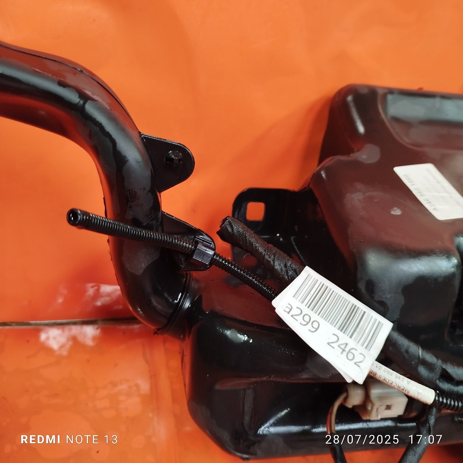 ✅MERCEDES B180 W246 1.8 DIESEL 2012 WINDSCREEN WASHER BOTTLE TANK RESERVOIR A299 - Image 5