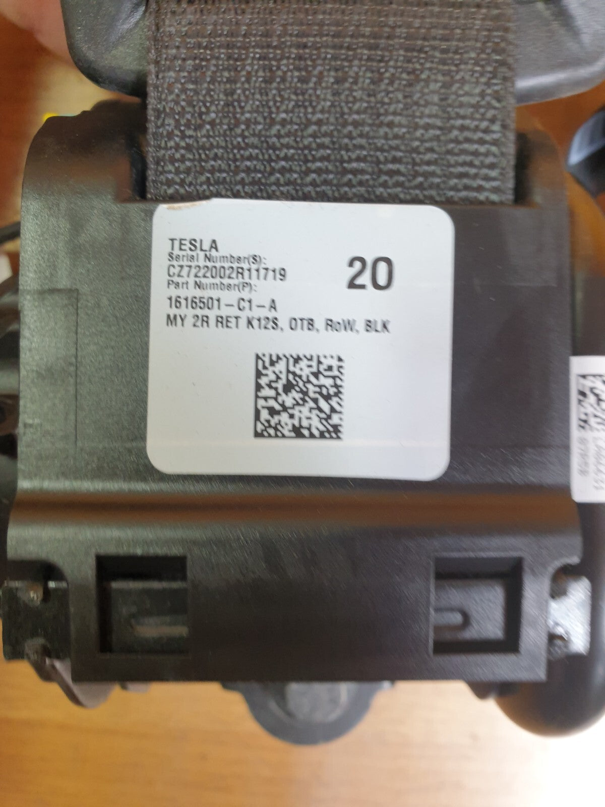 ✅2022 TESLA MODEL Y REAR LEFT SEAT BELT 1616501-C1-A + WARRANTY A172 - Image 11