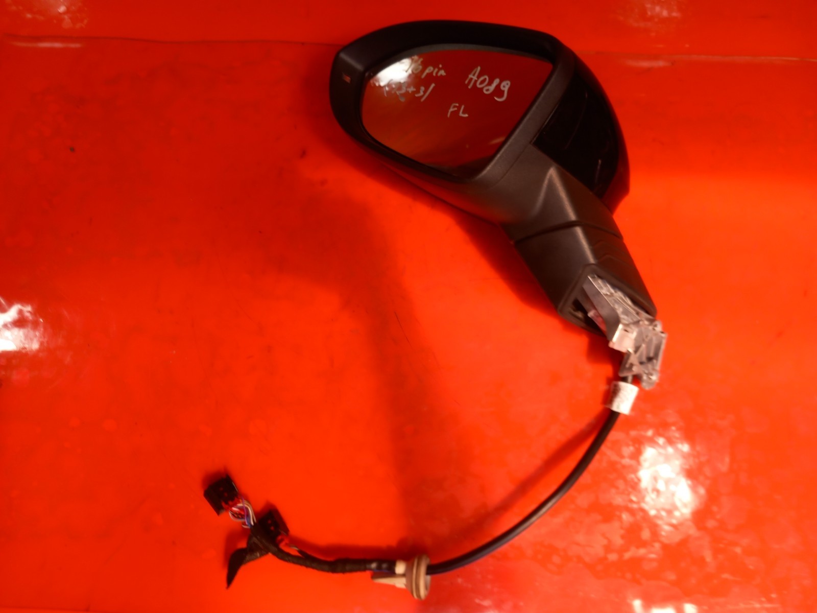 VW Golf MK8 1.4 Petrol 2022 Front Left Wing Mirror Black 16 PIN Warranty A089 - Image 4