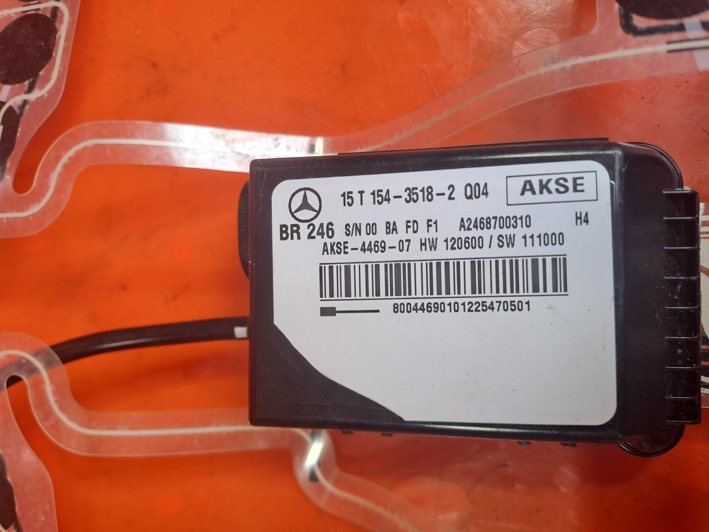 ✅MERCEDES W177 A180 SPORT 1.5 DIESEL 2019 PASSENGER SEAT OCCUPANCY SENSOR A260 - Image 3