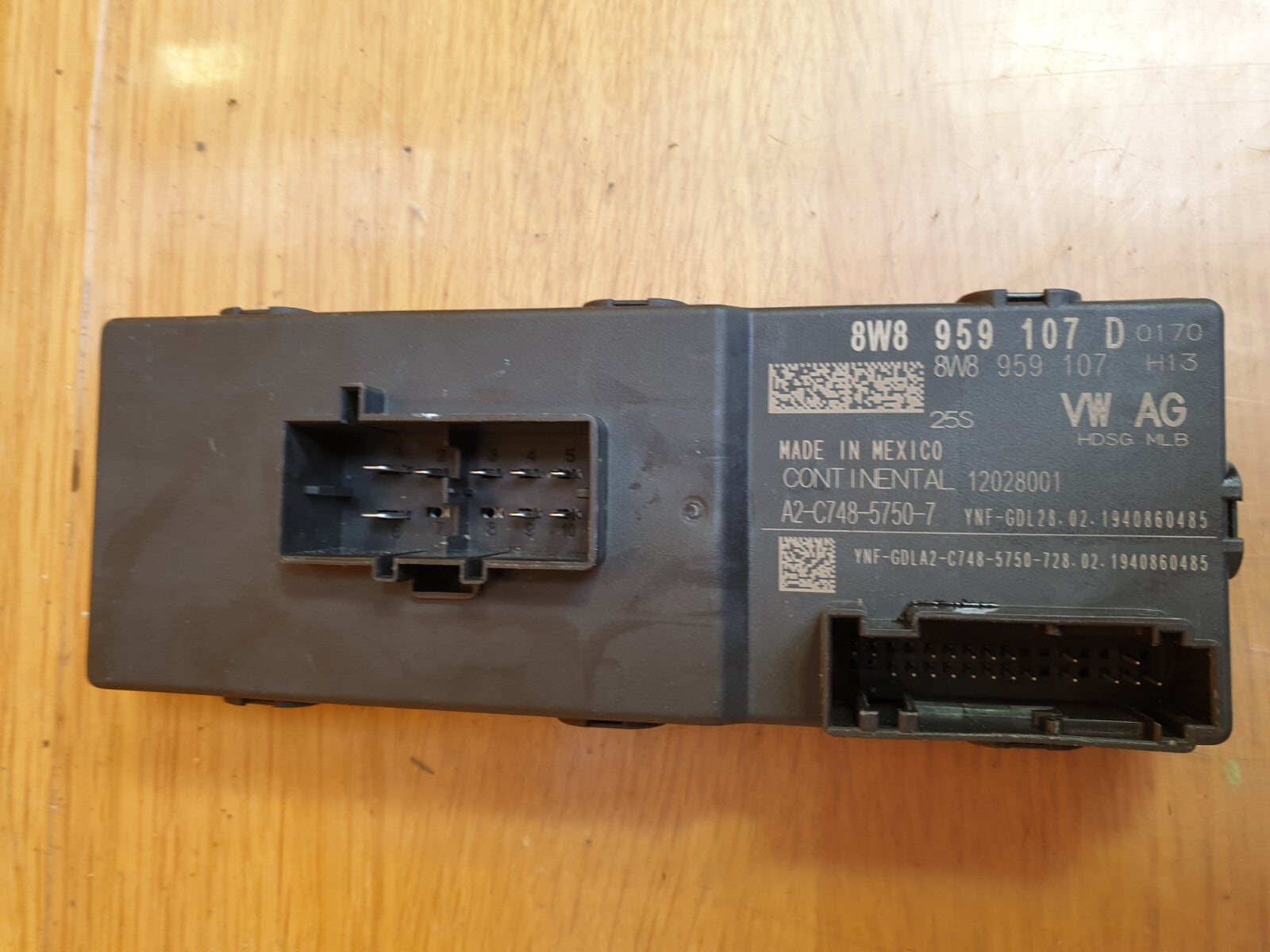 ✅2019 AUDI Q5 FY 2.0TDI TAILGATE BOOT LID CONTROL MODULE 8W8959107D + WARRANTY - Image 1