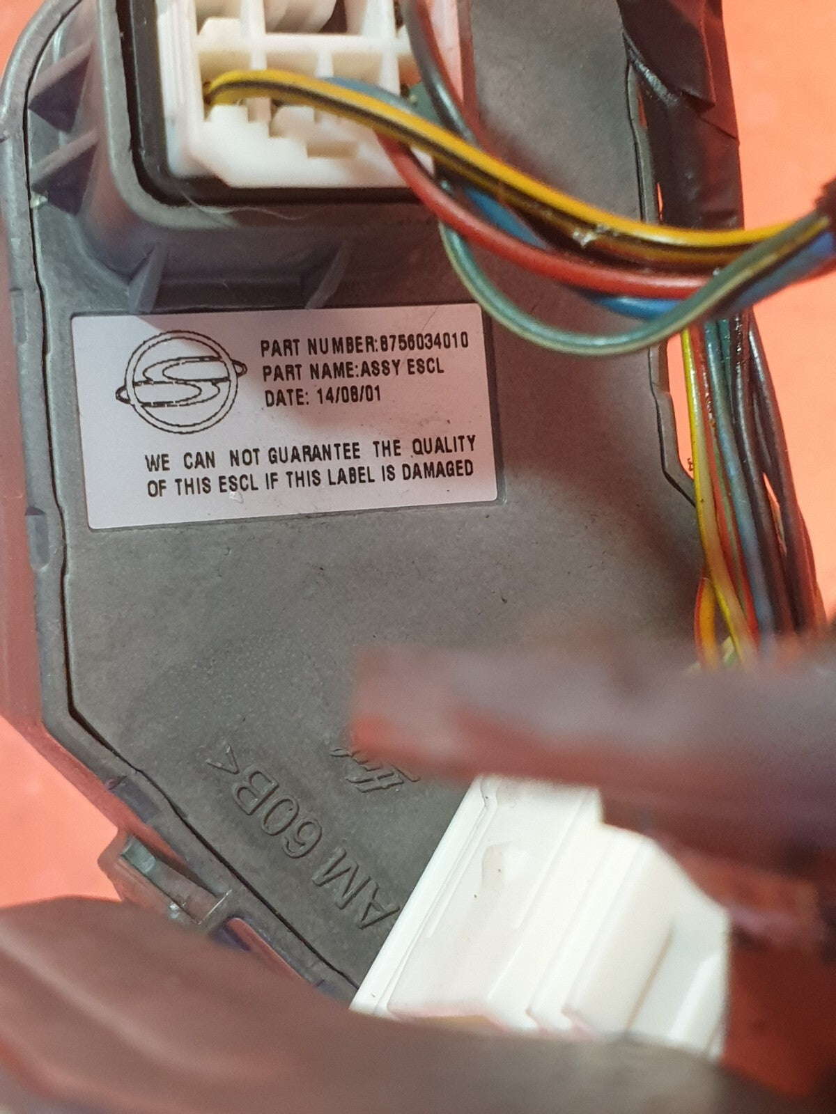 SSANGYONG TIVOLI ELX 1.6 PETROL 2015 ELECTRIC STEERING COLUMN 46200-35360 A221 - Image 10