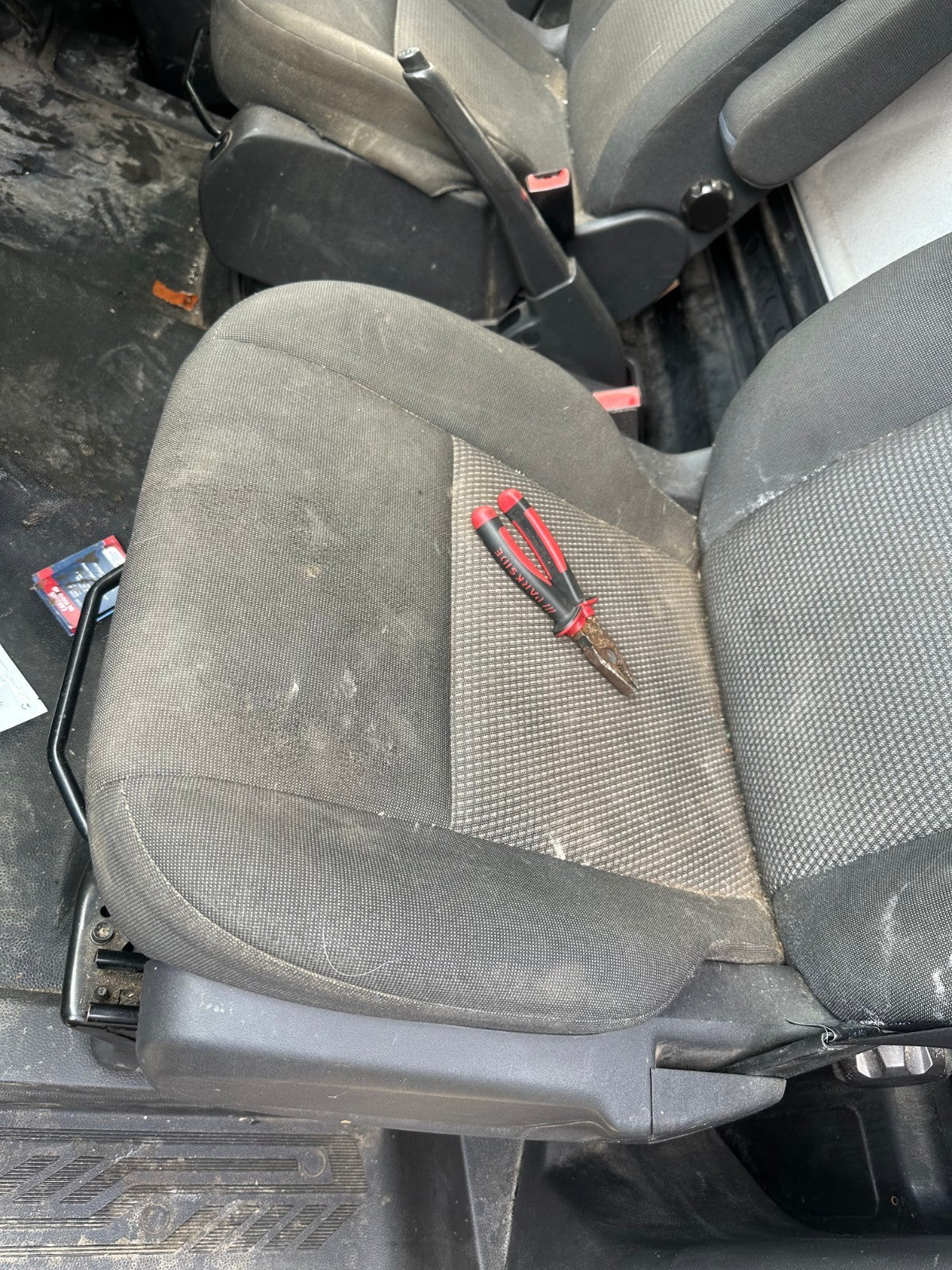 ✅Ford Transit Custom 2.2 Diesel 2014 Front Left Seat Cloth Warranty A378 - Image 2