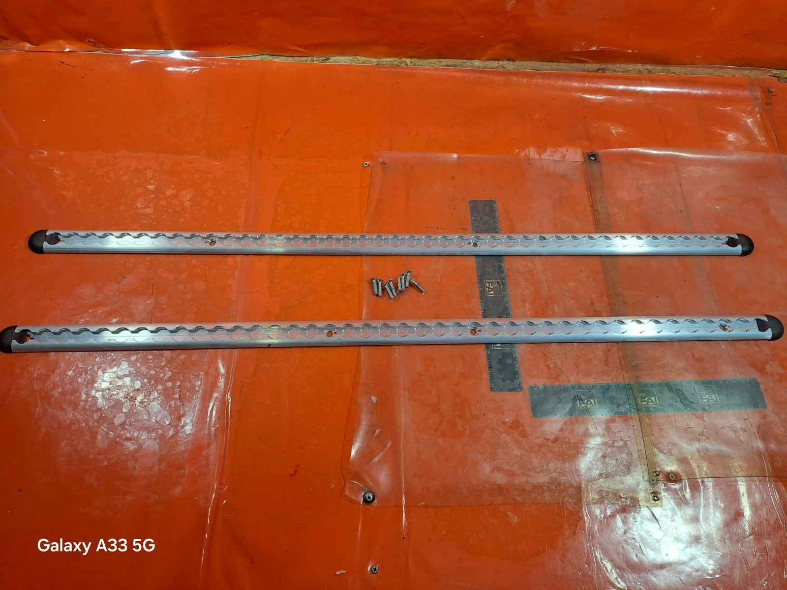 ✅FORD TRANSIT CUSTOM 2.0 DIESEL 2023 CARGO ROOF MOUNT BRACKETS PAIR MK2J513C71B - Image 1