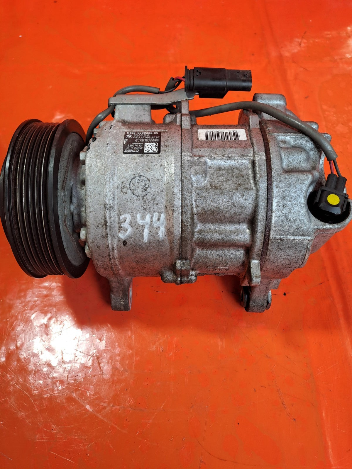 ✅BMW F23 218D Se 2.0 DIESEL 2019 B47D20U0 A/C AIR CON COMPRESSOR PUMP 9299328 - Image 10