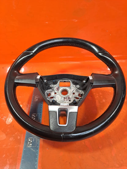 2015 VW TRANSPORTER T30 HIGHLINE 2.0D STEERING WHEEL 7E0419091K + WARRANTY A215 - Image 1