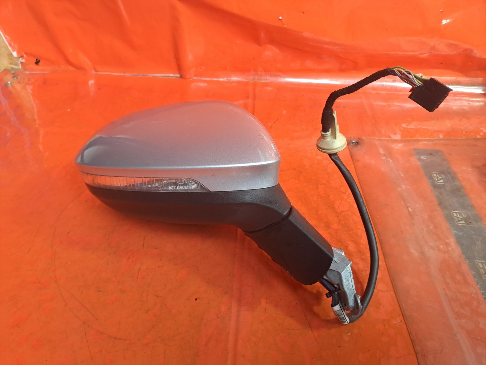 ✅VW GOLF R-LINE MK8 2.0 DIESEL 2020 FRONT RIGHT WING MIRROR SILVER A346 - Image 2