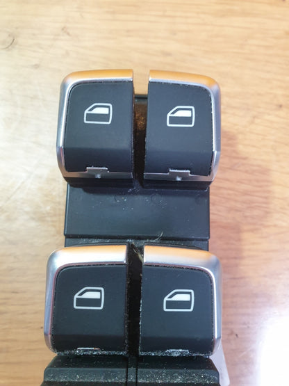 ✅2015 AUDI A3 E-TRON 1.4P DRIVERS SIDE ELECTRIC WINDOW SWITCH 8V0959851E A204 - Image 3