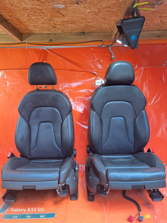 ✅2010 AUDI A5 8T S LINE 2.0P FRONT SEATS PAIR + WARRANTY A223 - Image 1